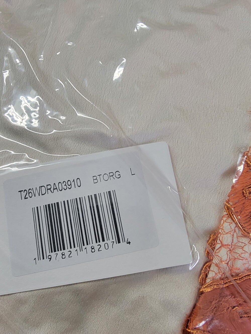 O.P.T. Sleeveless Embroidered Maxi Dress in Orange - Picture 8 of 8